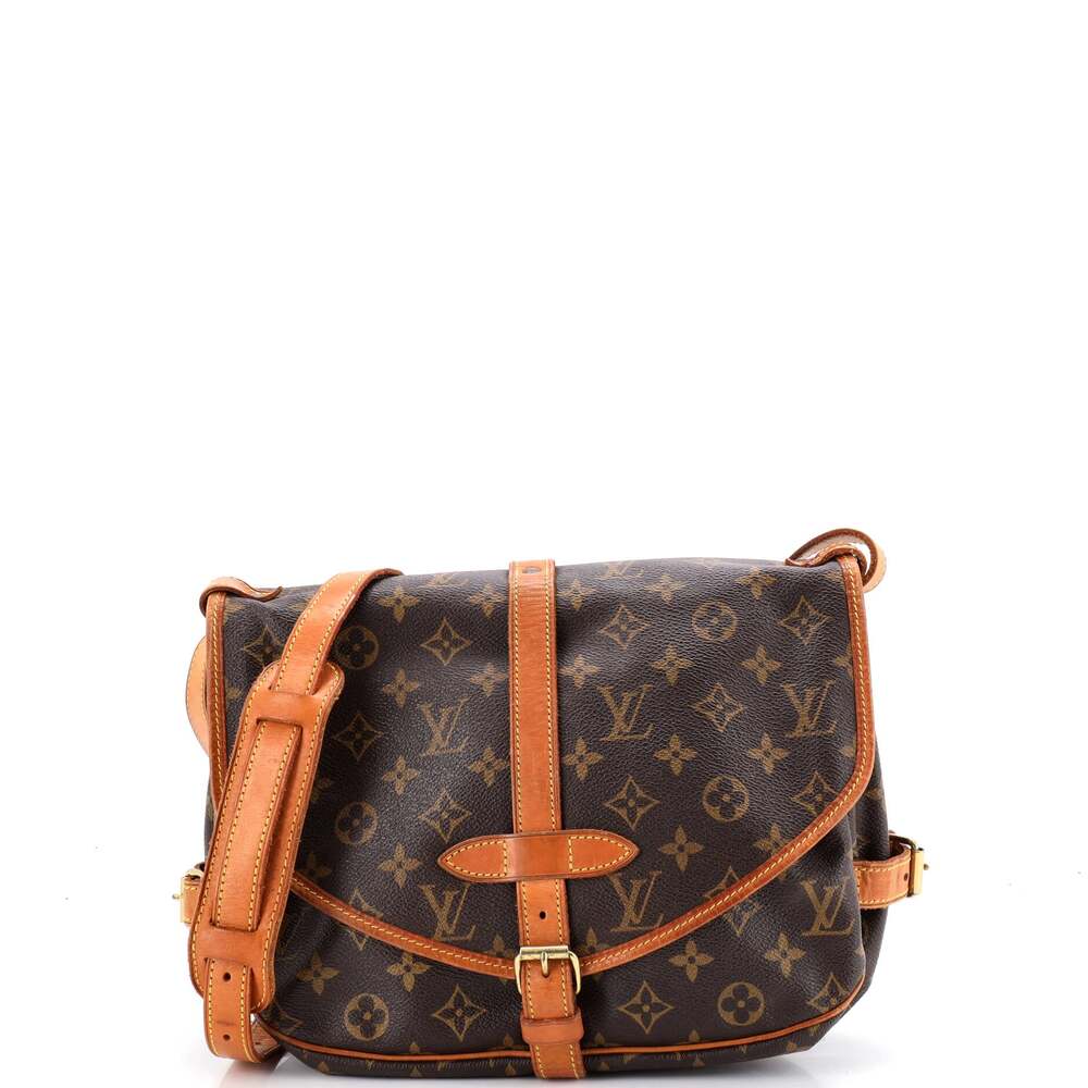 Louis Vuitton Saumur Handbag Canvas 30 #254056L10B